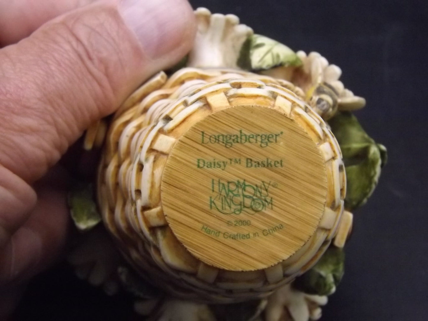 Harmony Kingdom Daisy Basket Figurine: Longaberger Exclusive, Limited Edition
