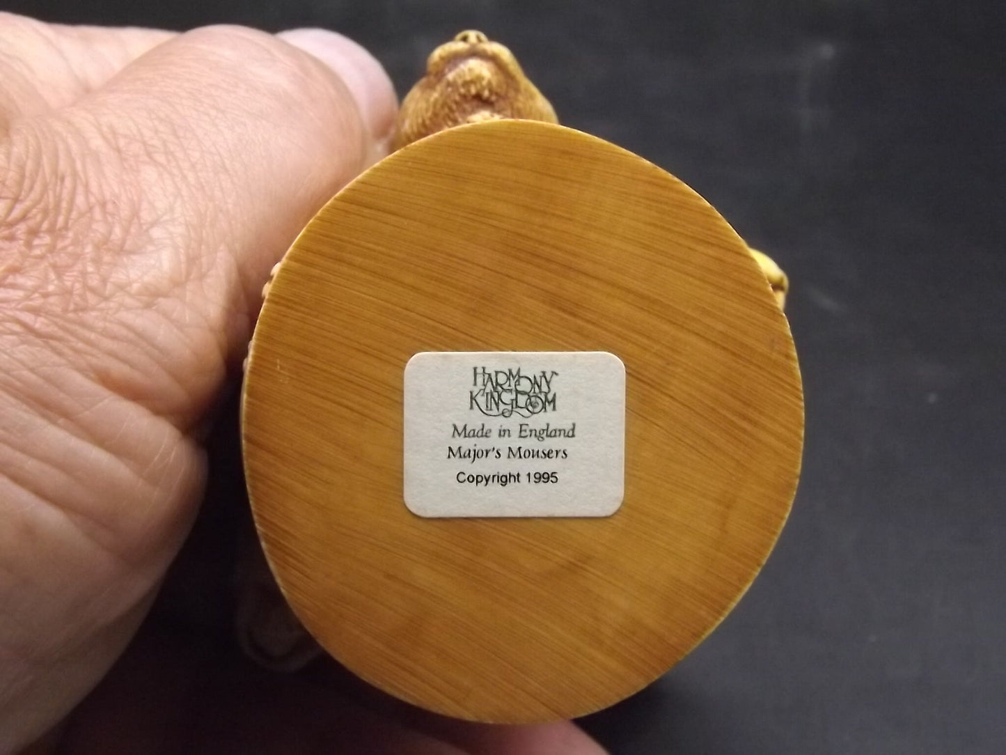 Retired Harmony Kingdom "Major's Mousers" Figurine TJCA4 (With Box & COA)