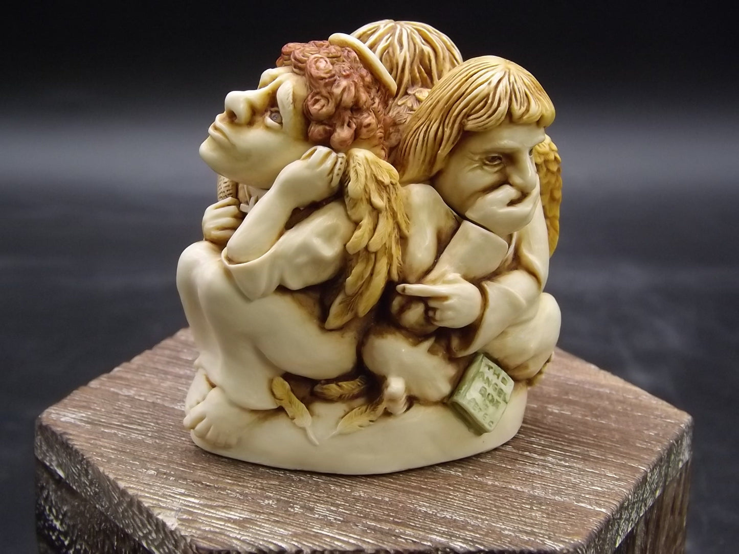 Harmony Kingdom Jest Angels Figurine: Paradise Found, 1995 (Original Box)