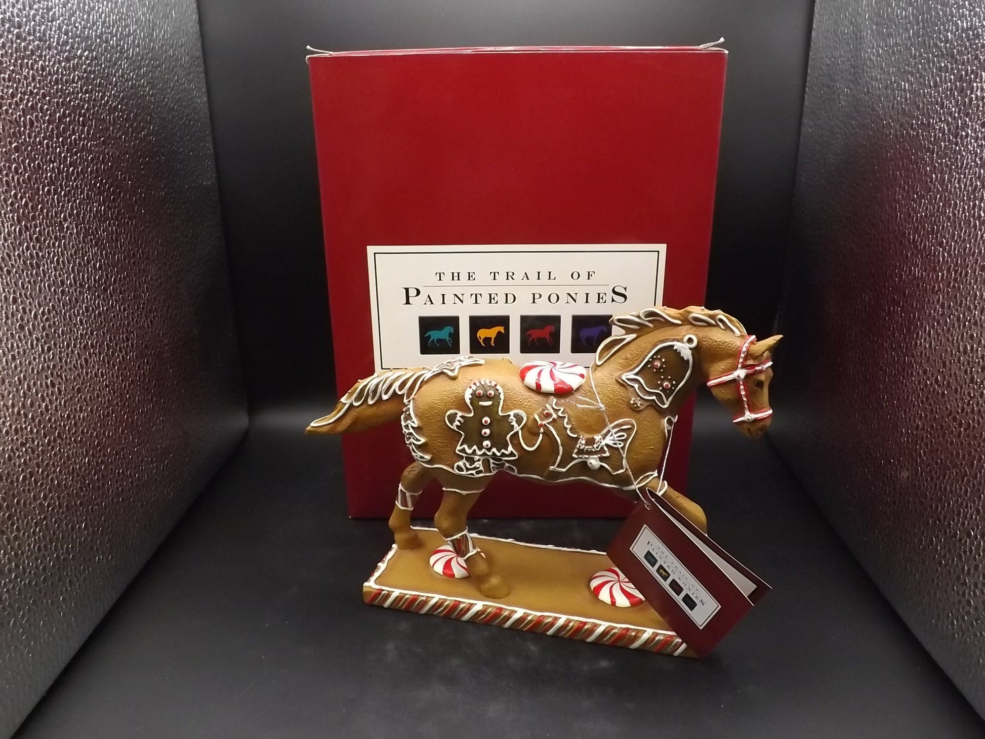 Vintage Trail of Painted Ponies "Gingerbread Pony" Figurine with Box & COA