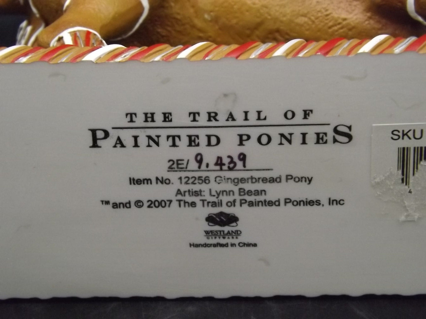 Vintage Trail of Painted Ponies "Gingerbread Pony" Figurine with Box & COA