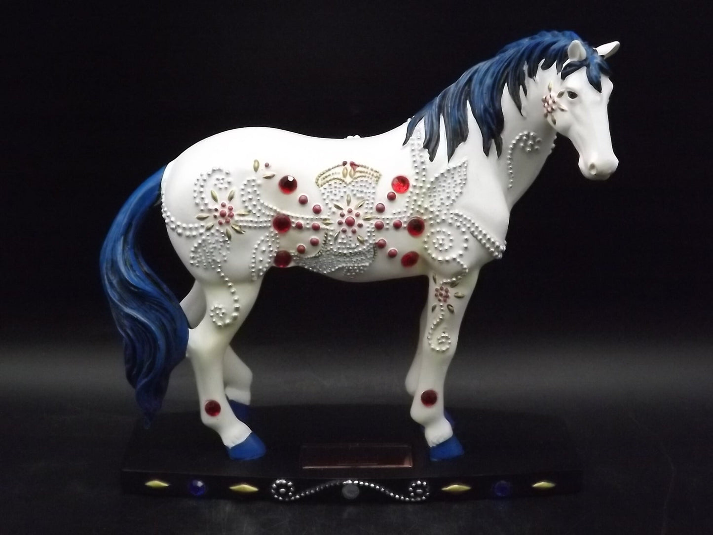 Westland Rhinestone Horse Figurine: Limited Edition Thoroughbred Collectible