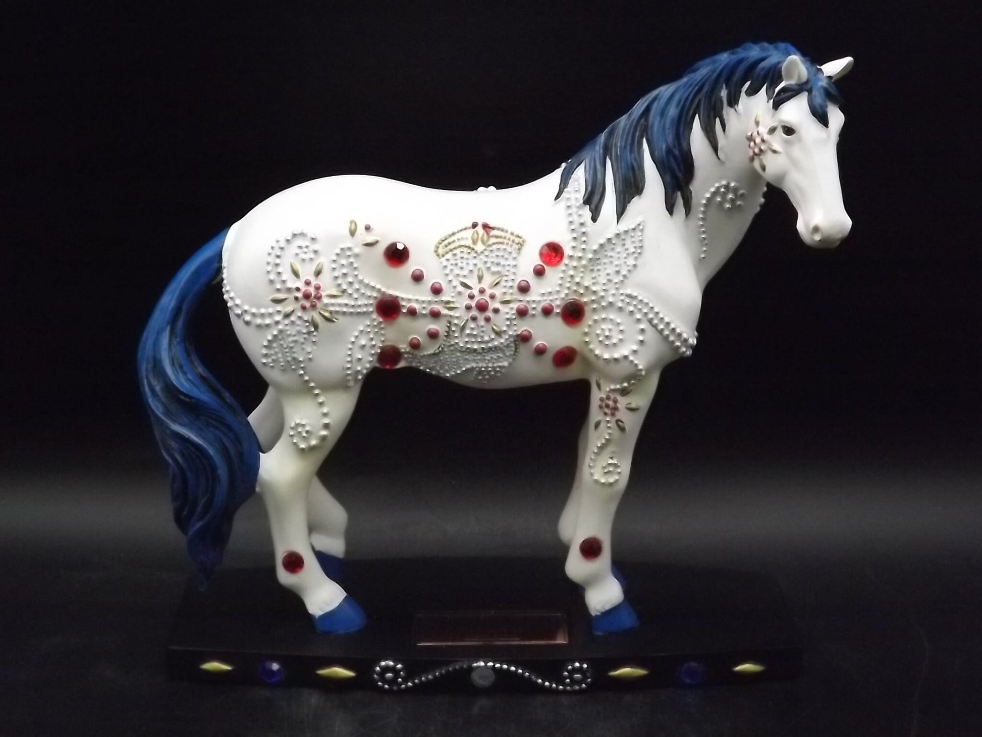 Westland Rhinestone Horse Figurine: Limited Edition Thoroughbred Collectible
