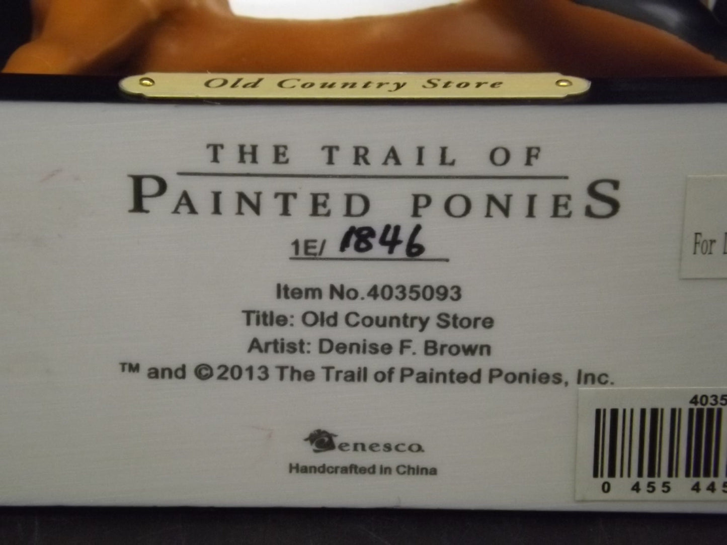 Vintage Trail of Painted Ponies Figurine: Old Country Store, Edition 1E/1846