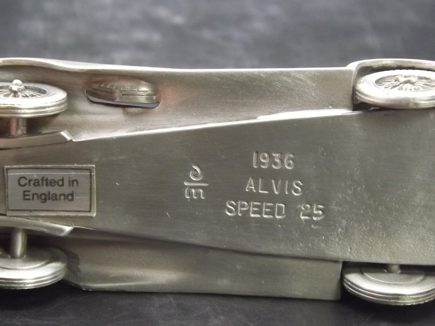 Danbury Mint 1936 Alvis Speed 25 Pewter Model Car