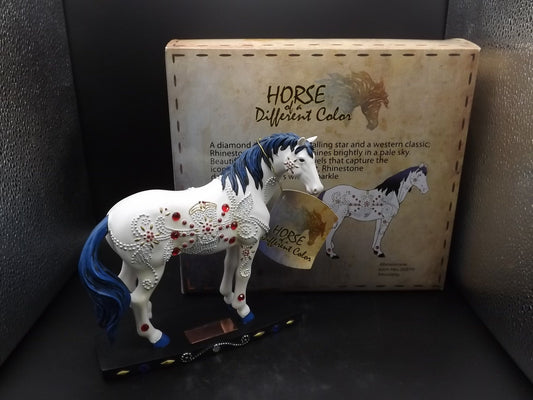 Westland Rhinestone Horse Figurine: Limited Edition Thoroughbred Collectible