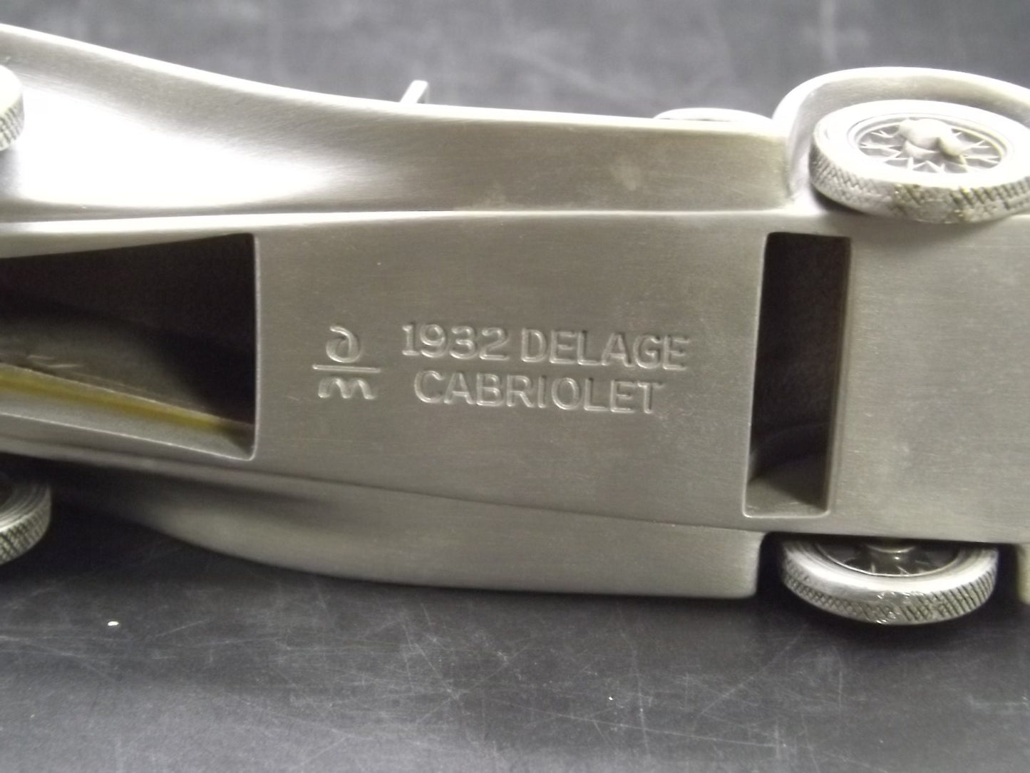 Danbury Mint 1932 Delage Cabriolet Pewter Model Car