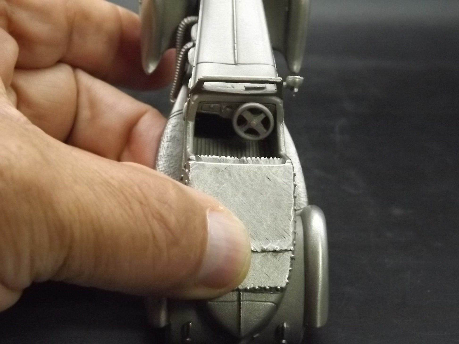 Danbury Mint 1937 Lagonda Rapide Pewter Model Car