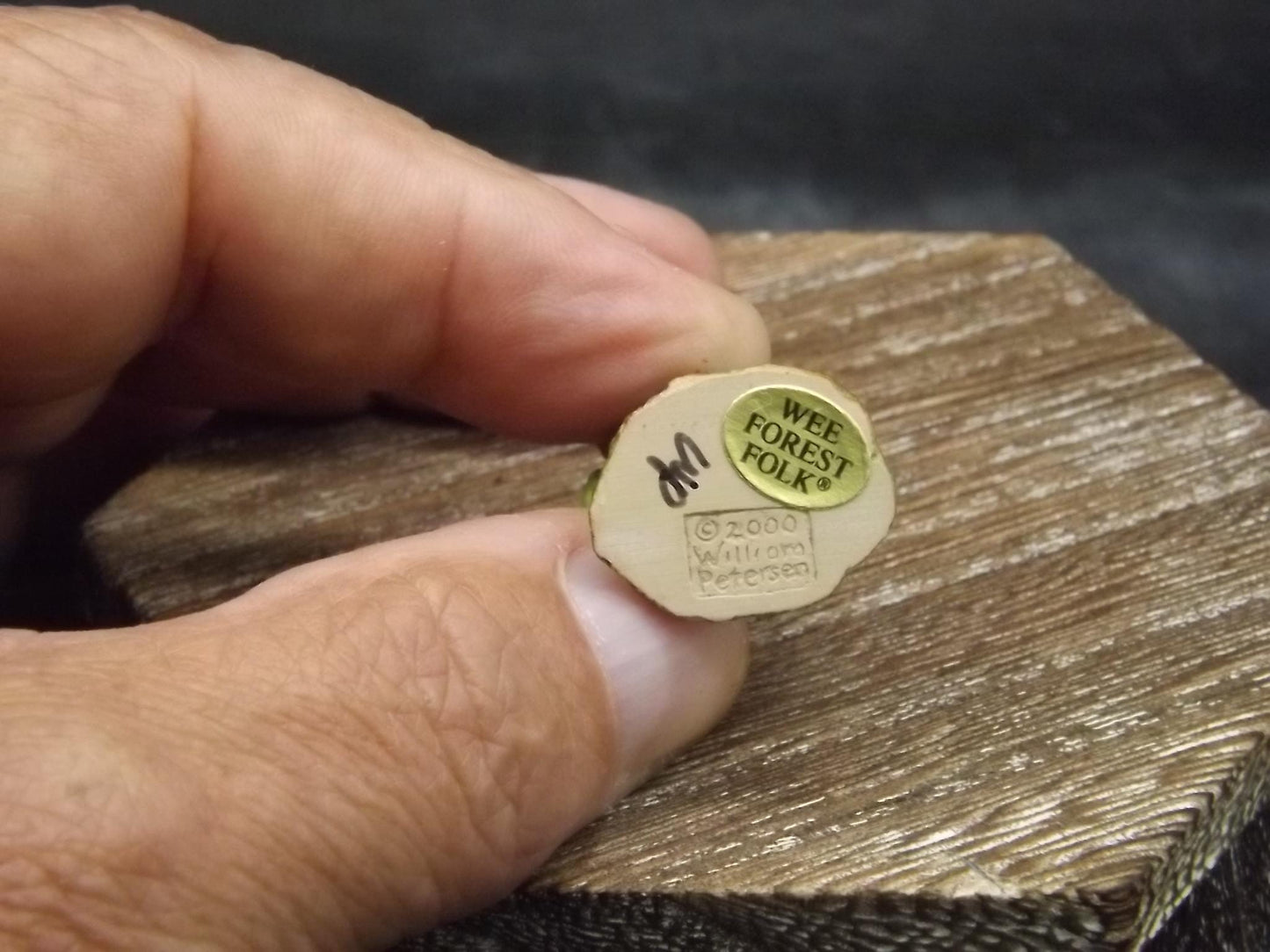 Rare Wee Forest Folk Mouse Figurine: "Double Delight" Ice Cream, 2000