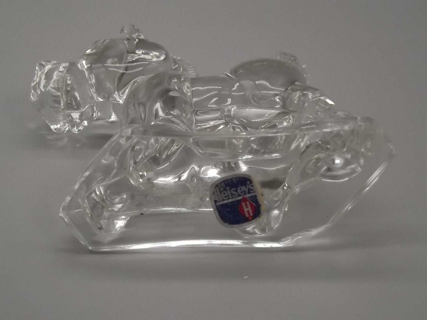 Vintage Heisey Clear Glass "Sparky" Horse Figure