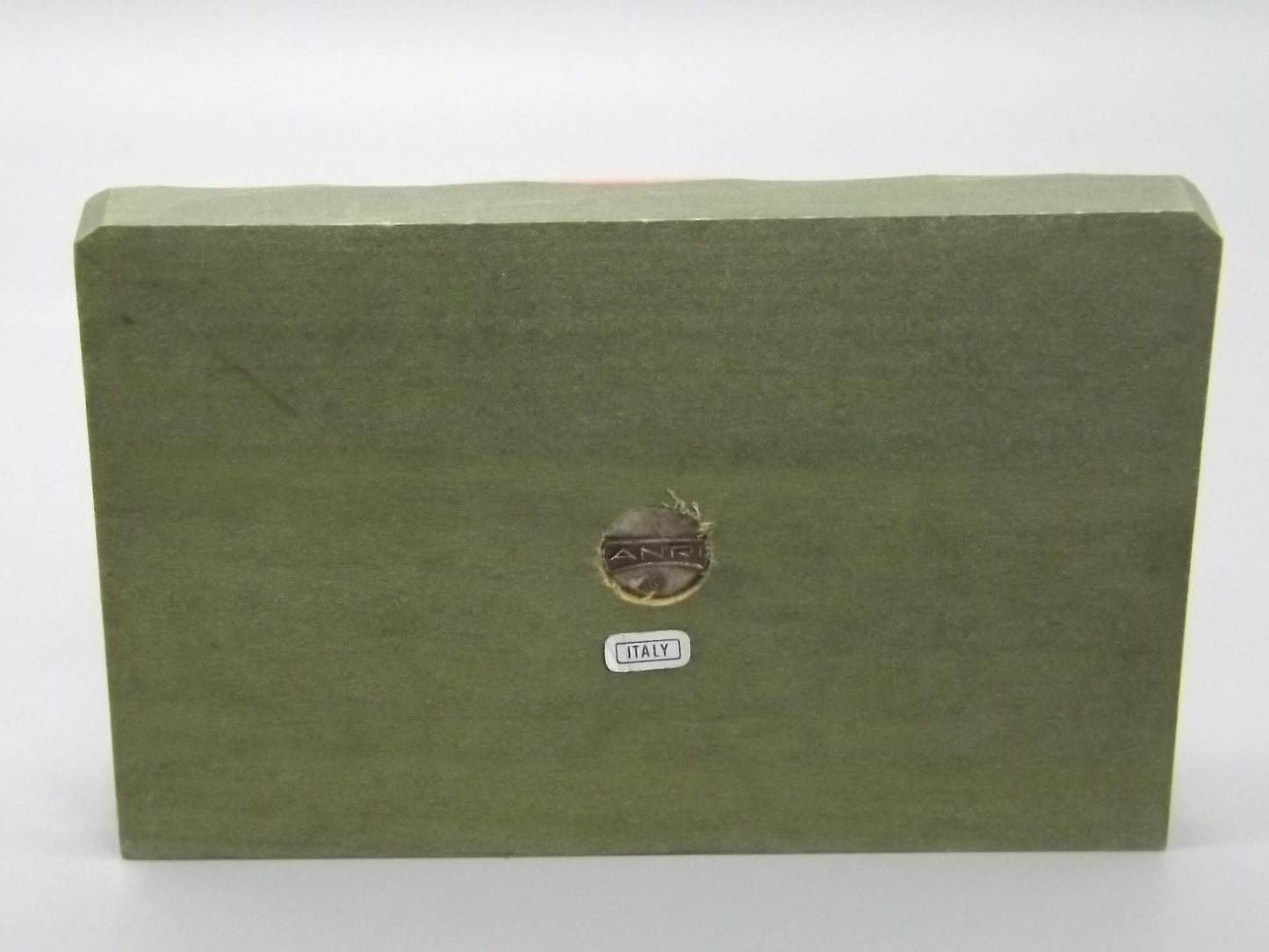 Vintage Anri Winter Diorama: Hand Carved Wood Figurine Backdrop