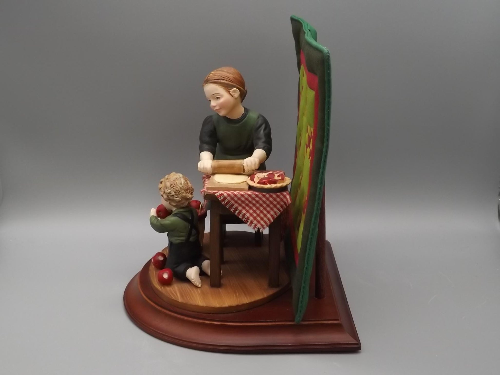 Willits Amish Heritage Figurine: Mother's Little Helpers, Rachel and Daniel