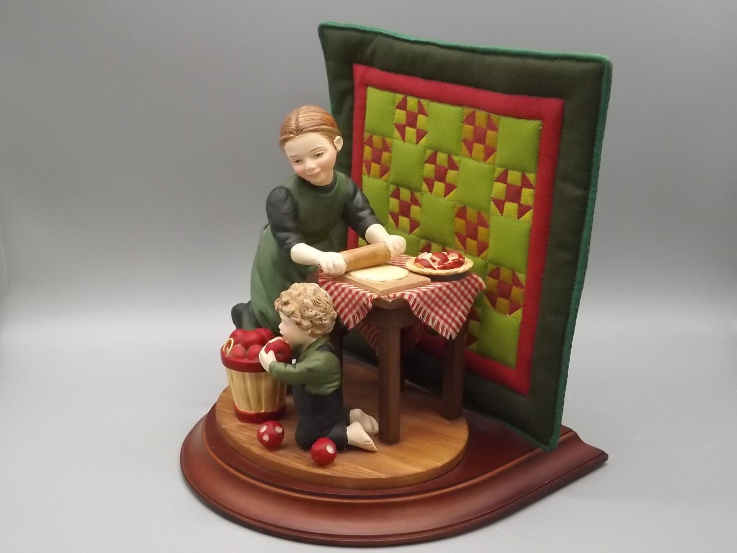 Willits Amish Heritage Figurine: Mother's Little Helpers, Rachel and Daniel
