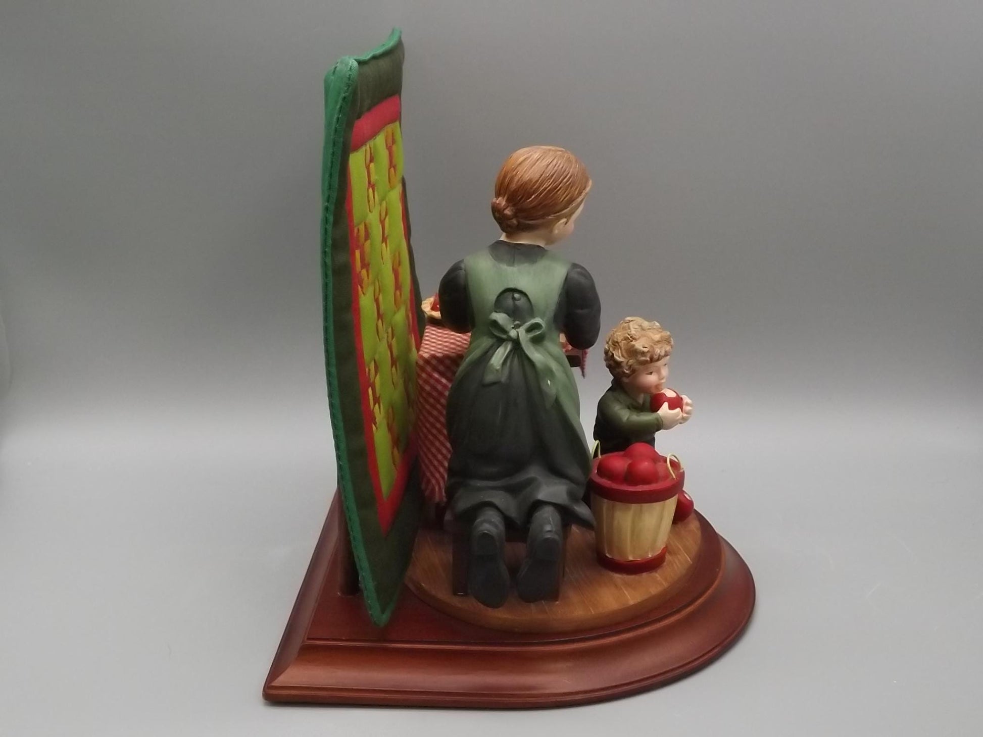 Willits Amish Heritage Figurine: Mother's Little Helpers, Rachel and Daniel