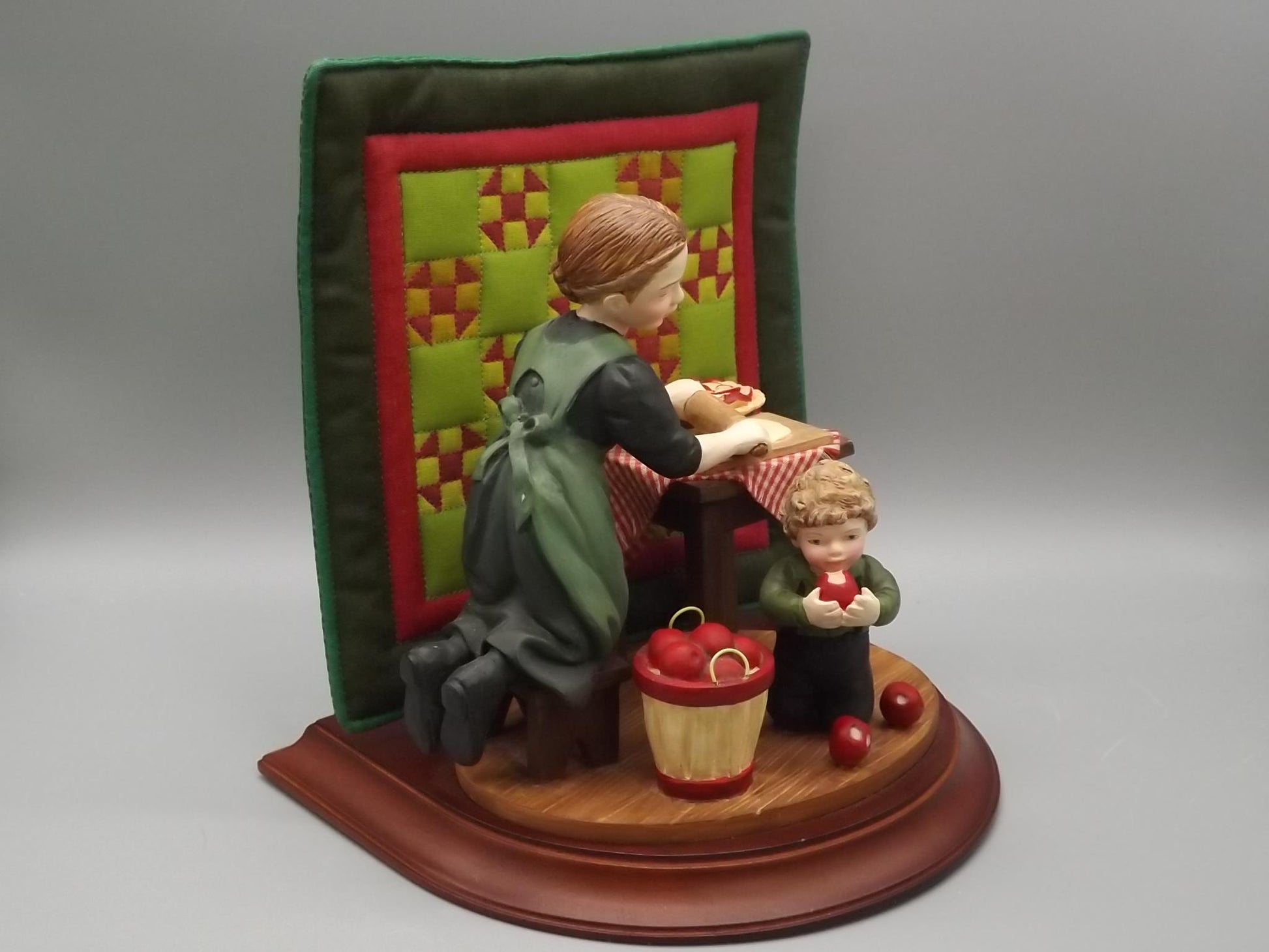 Willits Amish Heritage Figurine: Mother's Little Helpers, Rachel and Daniel