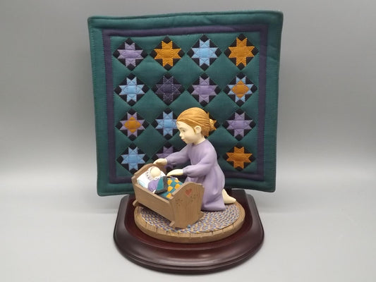 Vintage Willits Amish Heritage Figurine: "Caroline" Tucking Doll