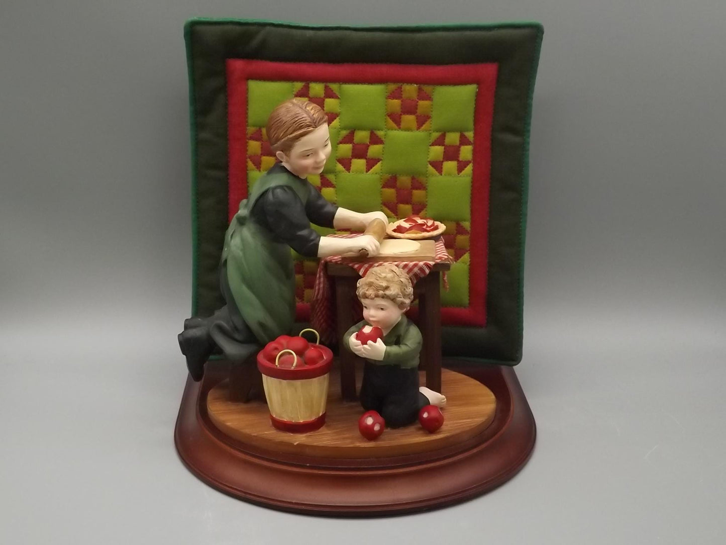 Willits Amish Heritage Figurine: Mother's Little Helpers, Rachel and Daniel