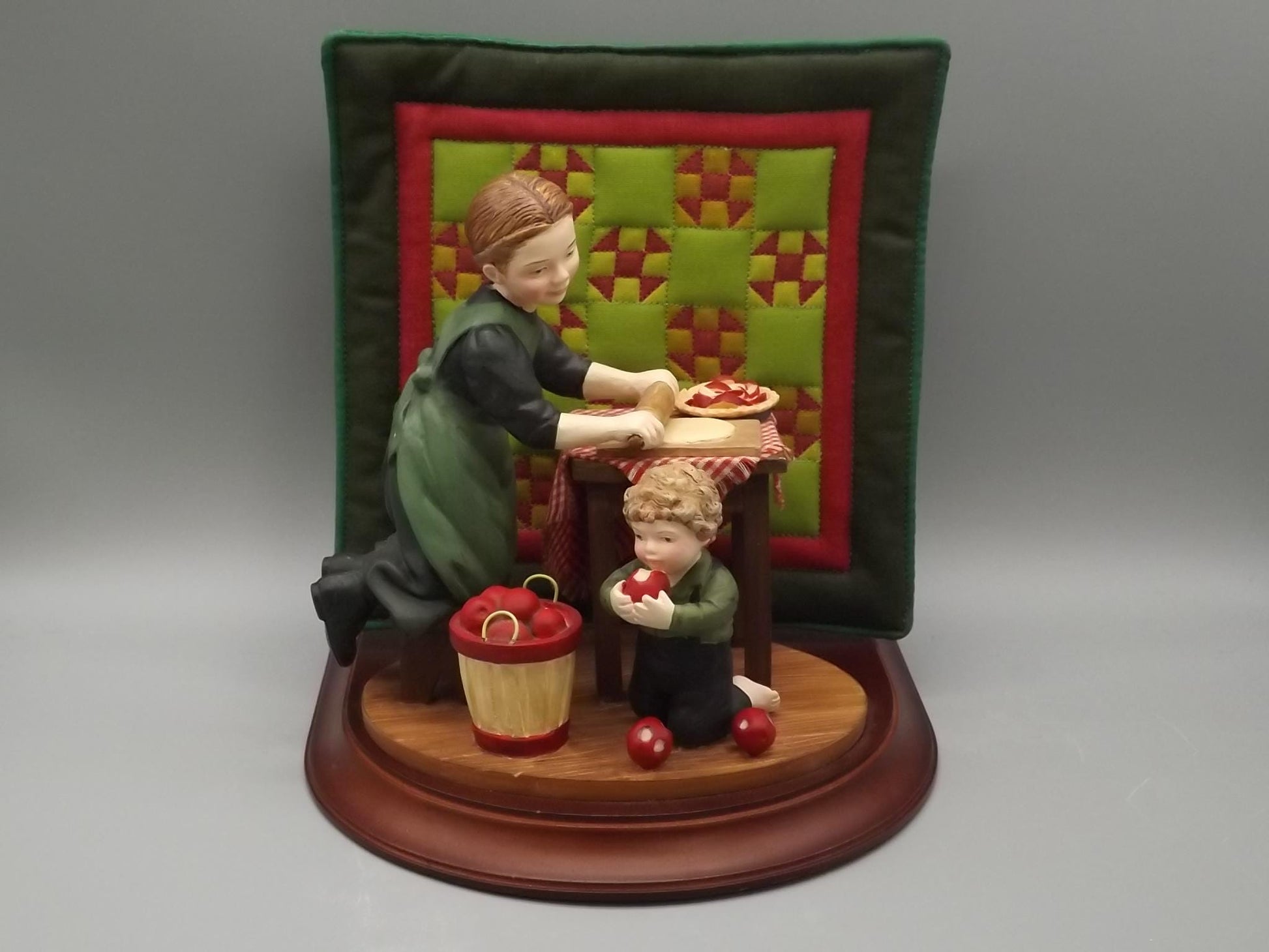Willits Amish Heritage Figurine: Mother's Little Helpers, Rachel and Daniel