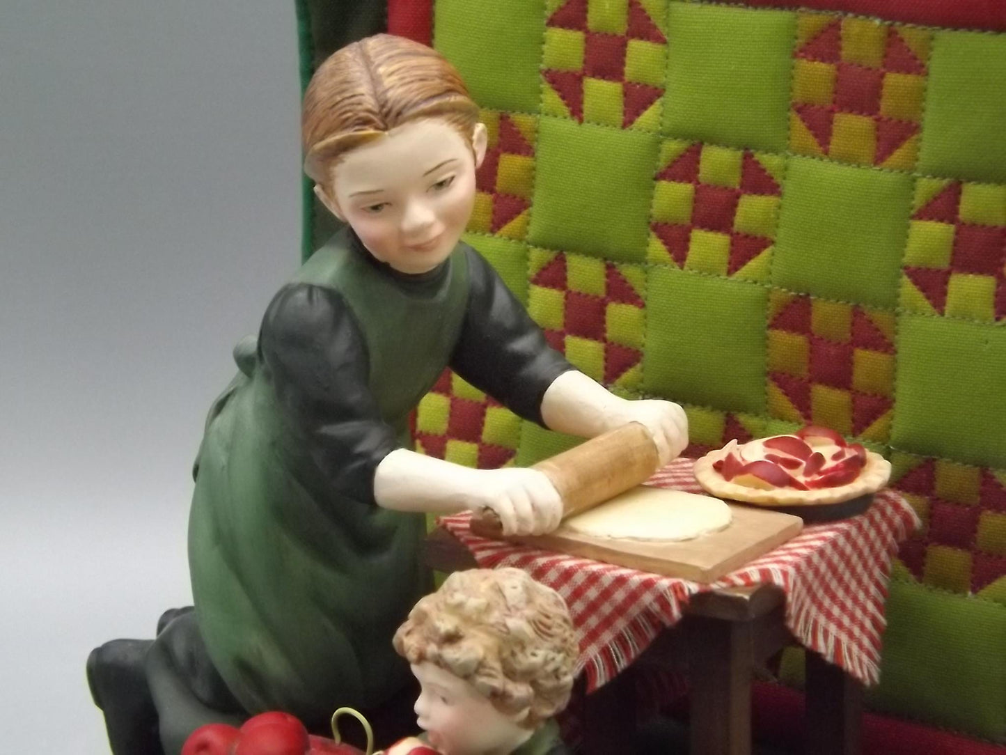 Willits Amish Heritage Figurine: Mother's Little Helpers, Rachel and Daniel