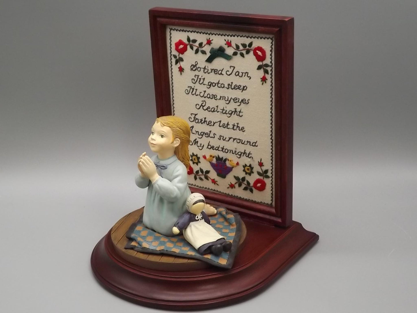 Willits Amish Heritage Figurine: Caroline's Bedtime Prayer, Limited Edition