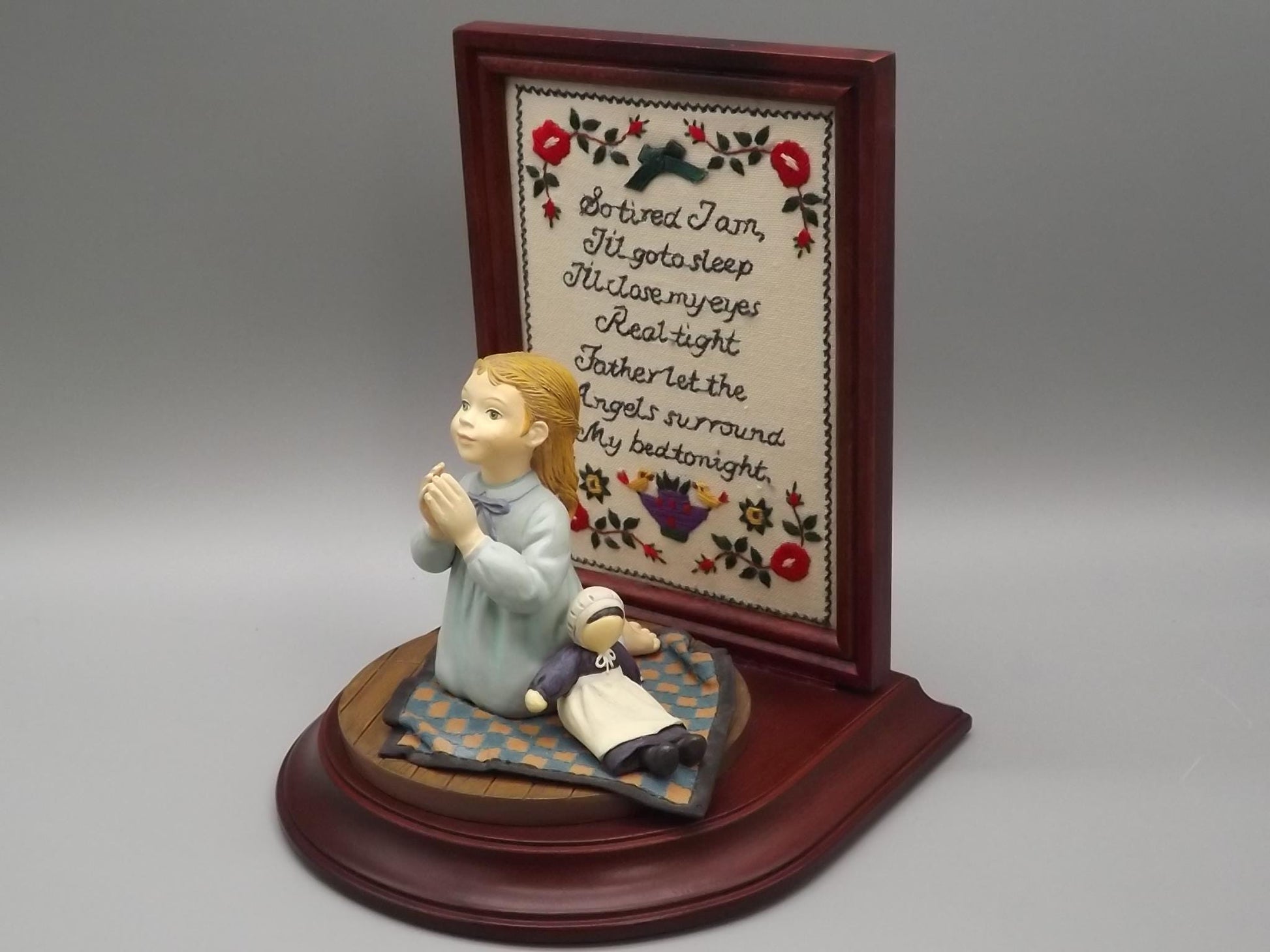 Willits Amish Heritage Figurine: Caroline's Bedtime Prayer, Limited Edition