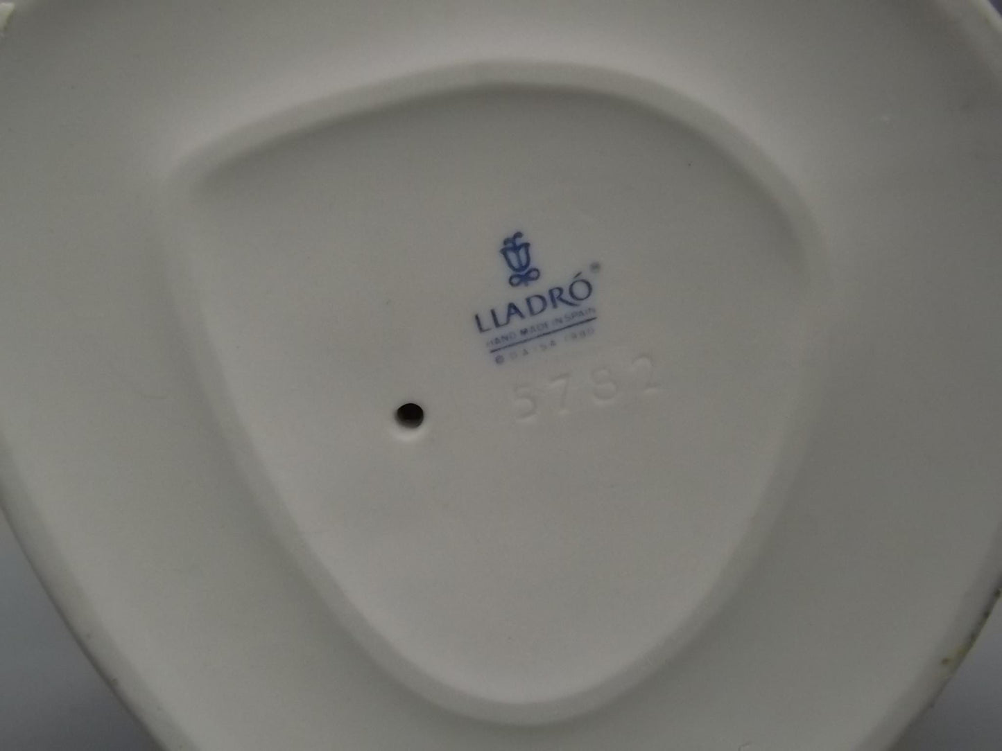 Vintage Lladro "My Chores" Figurine #5782 - Girl Ironing Doll Clothes, Original Box