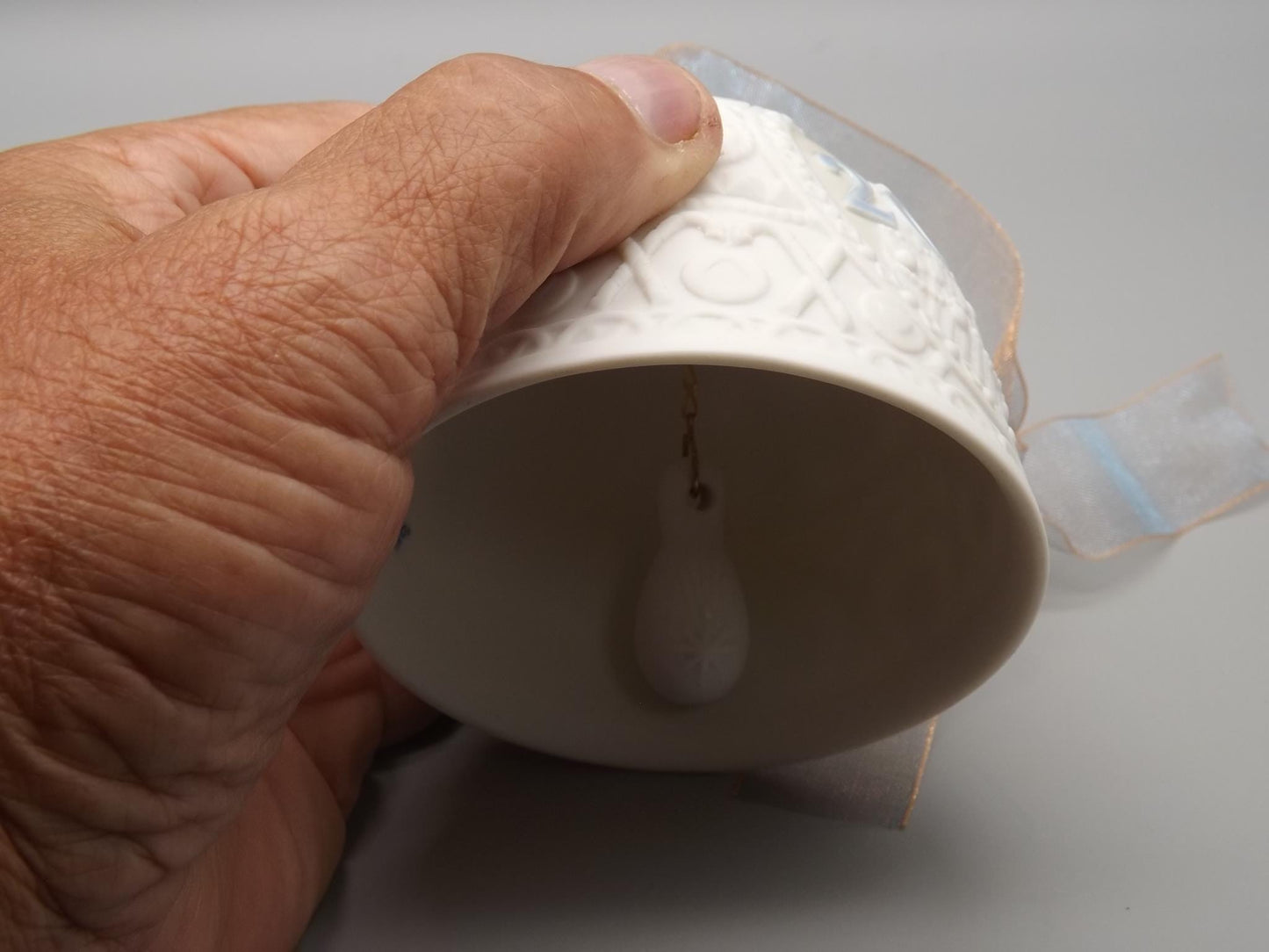 Vintage Lladro Christmas ornament bell Figurine #18358 with Box.