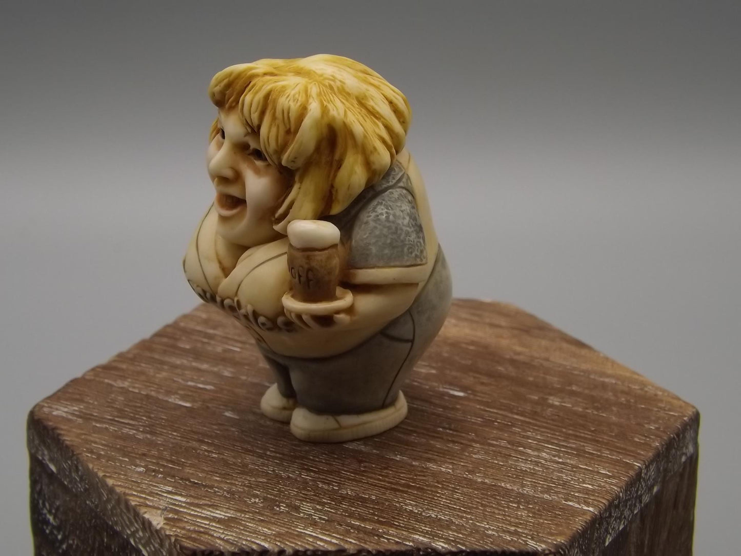 Harmony Kingdom Pot Bellys "Beer Babe" Bartender Figurine