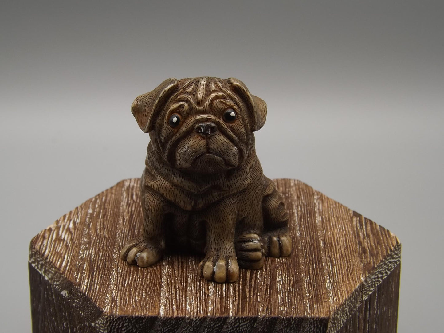 Harmony Kingdom Pot Bellys "Blackie" Pug Figurine