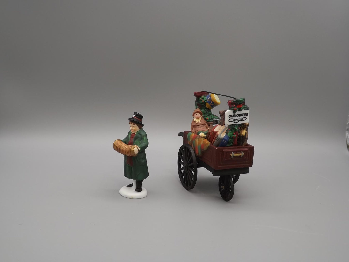 Vintage Heritage Village Collection Chelsie Market Curiosities yuletide decoration