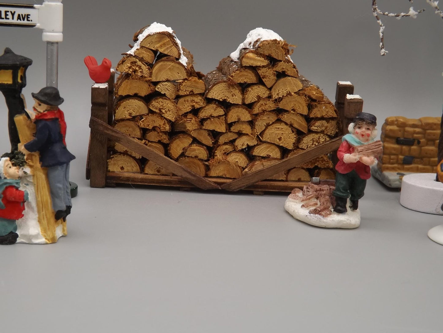 A collection of 10 diorama Christmas scene pieces.