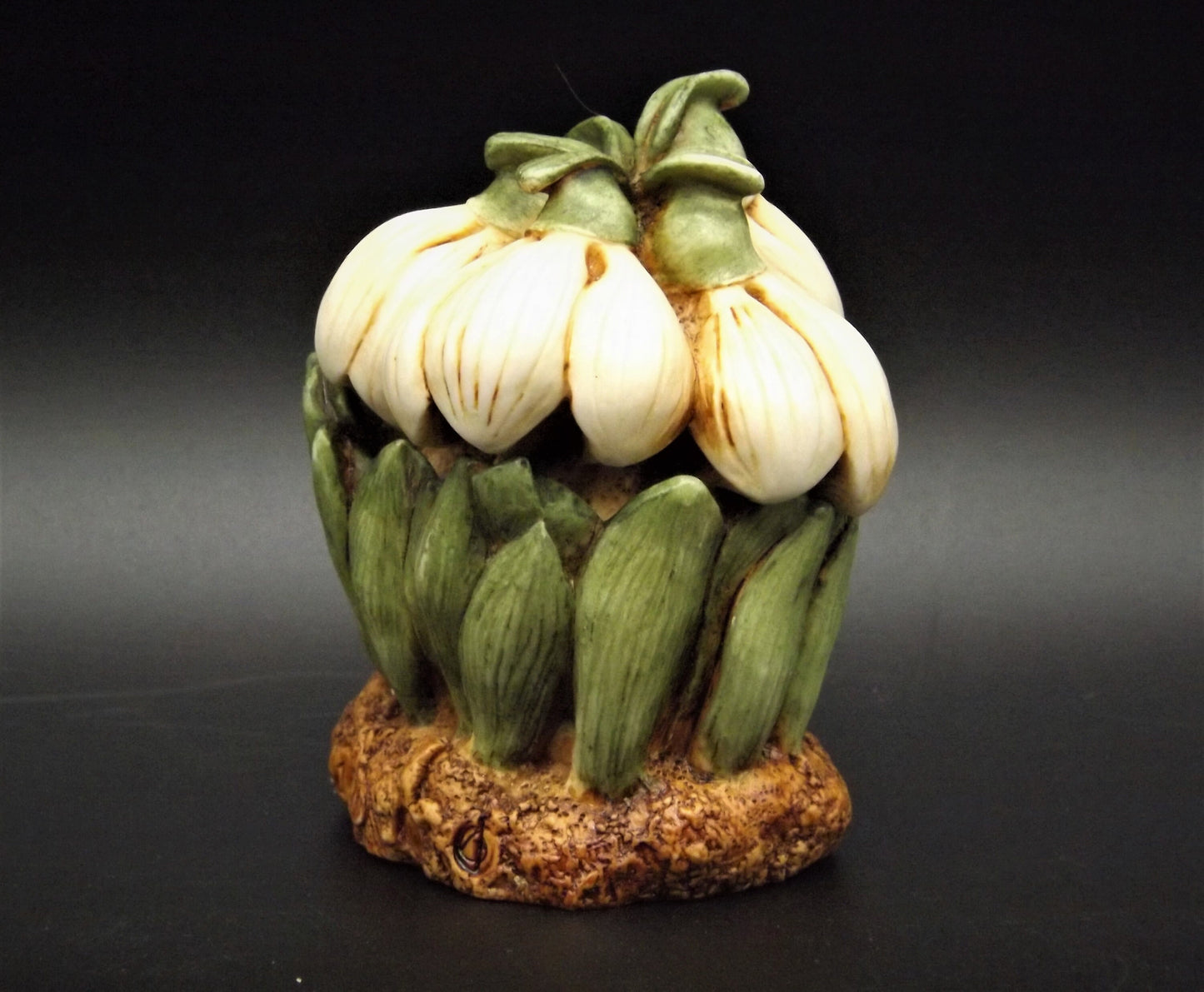 Retired Harmony Kingdom Snowdrop Figurine: Lord Byron's Garden, 1996