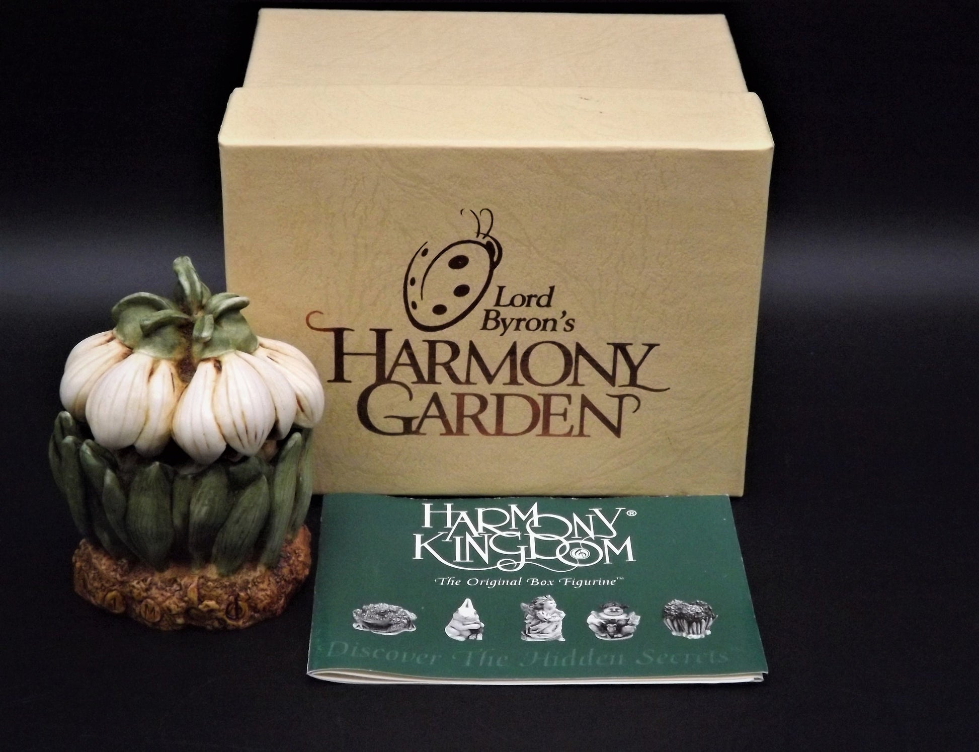 Retired Harmony Kingdom Snowdrop Figurine: Lord Byron's Garden, 1996