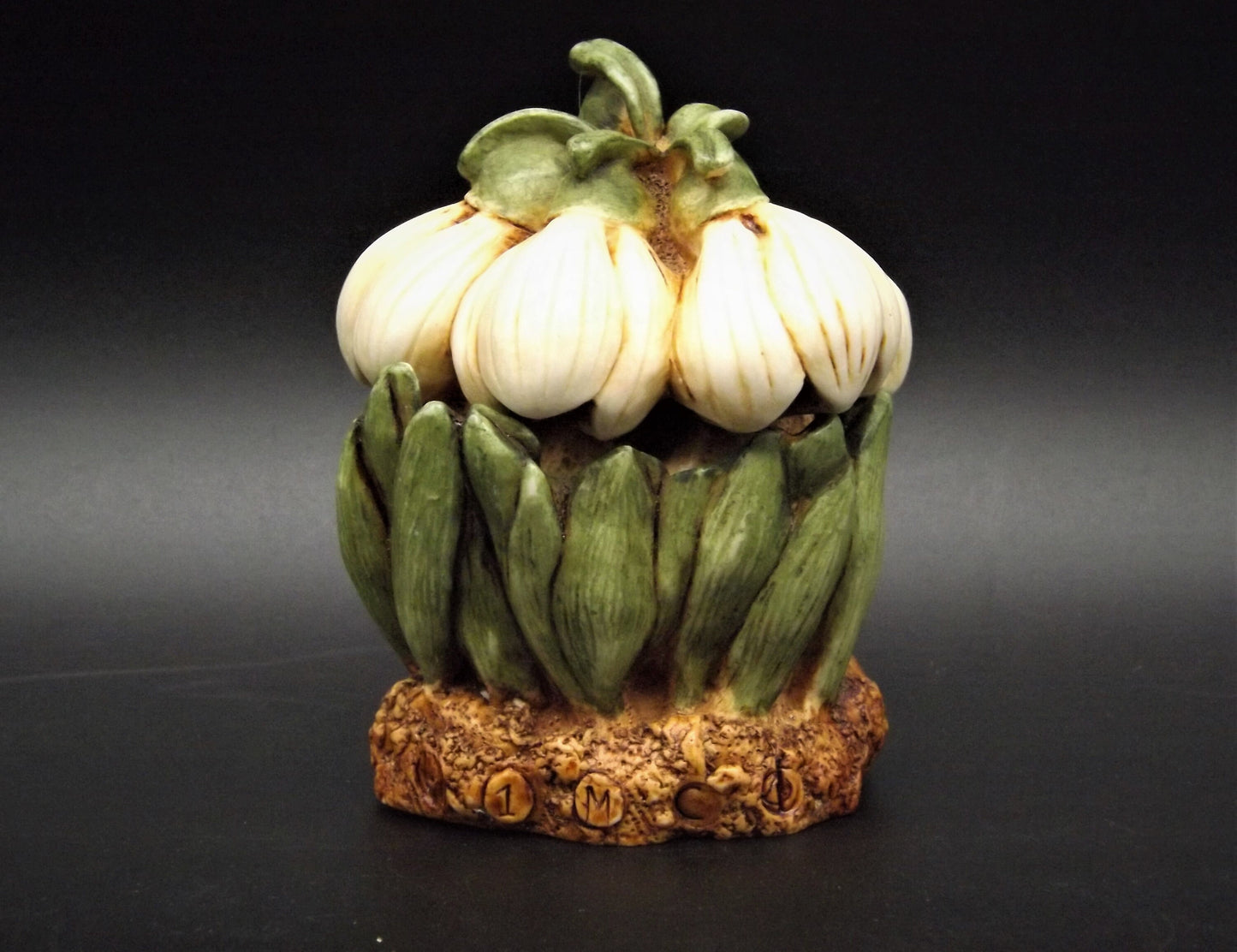 Retired Harmony Kingdom Snowdrop Figurine: Lord Byron's Garden, 1996