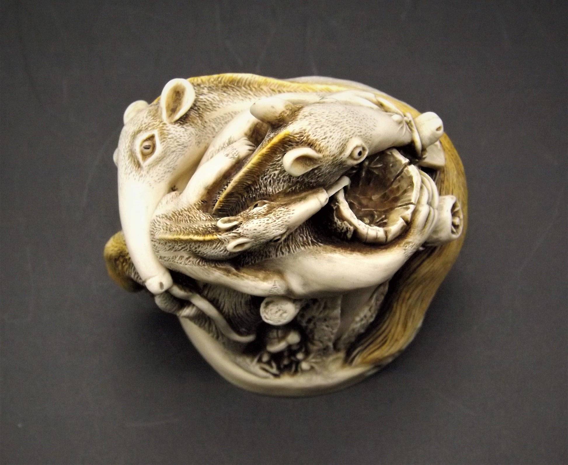 Retired Harmony Kingdom Antipasto Figurine: Treasure Jest Box, 1997