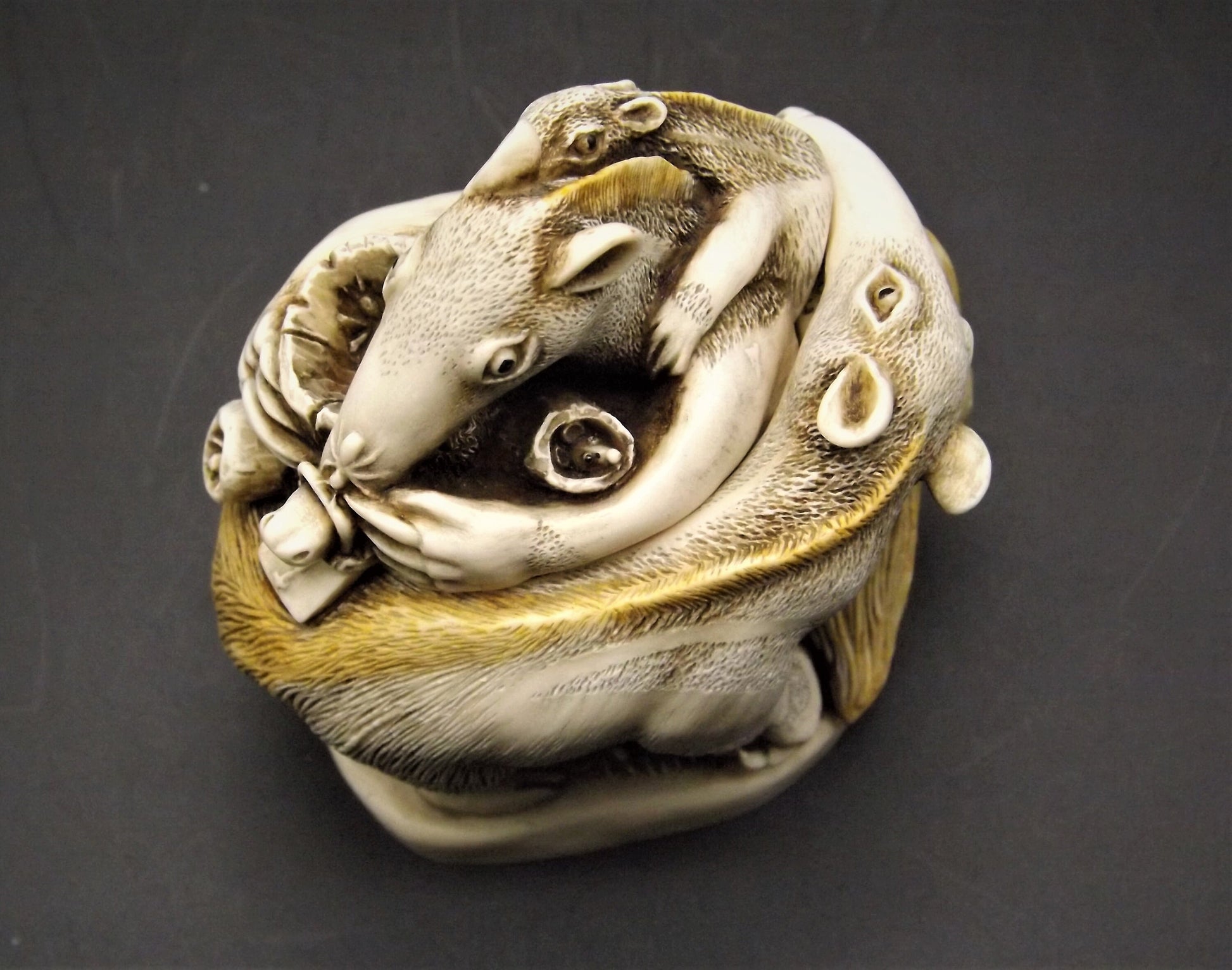 Retired Harmony Kingdom Antipasto Figurine: Treasure Jest Box, 1997