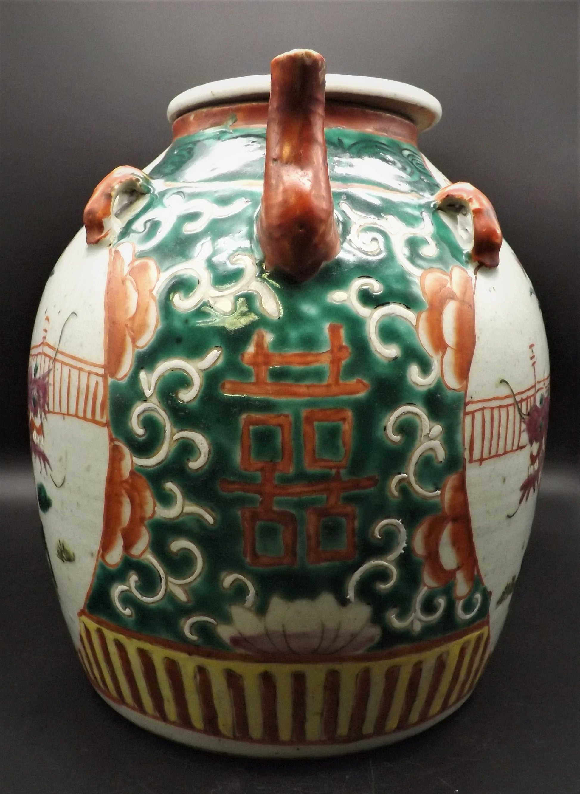 Closeout Sale! Qing Dynasty hanging Pottery Tea/Wine pot with Certificate of Antiquity.
