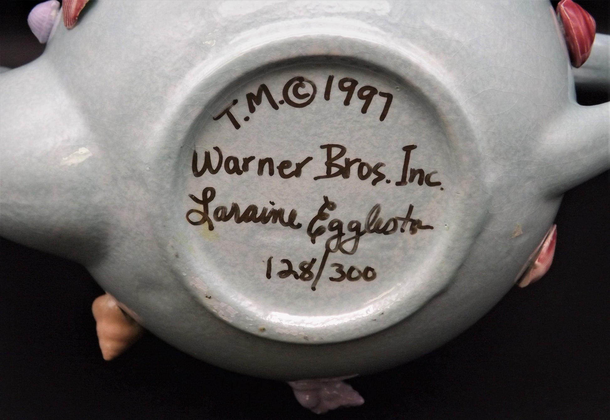 Laraine Eggleston Bugs Bunny Mermaid Teapot: Limited Edition 128/300