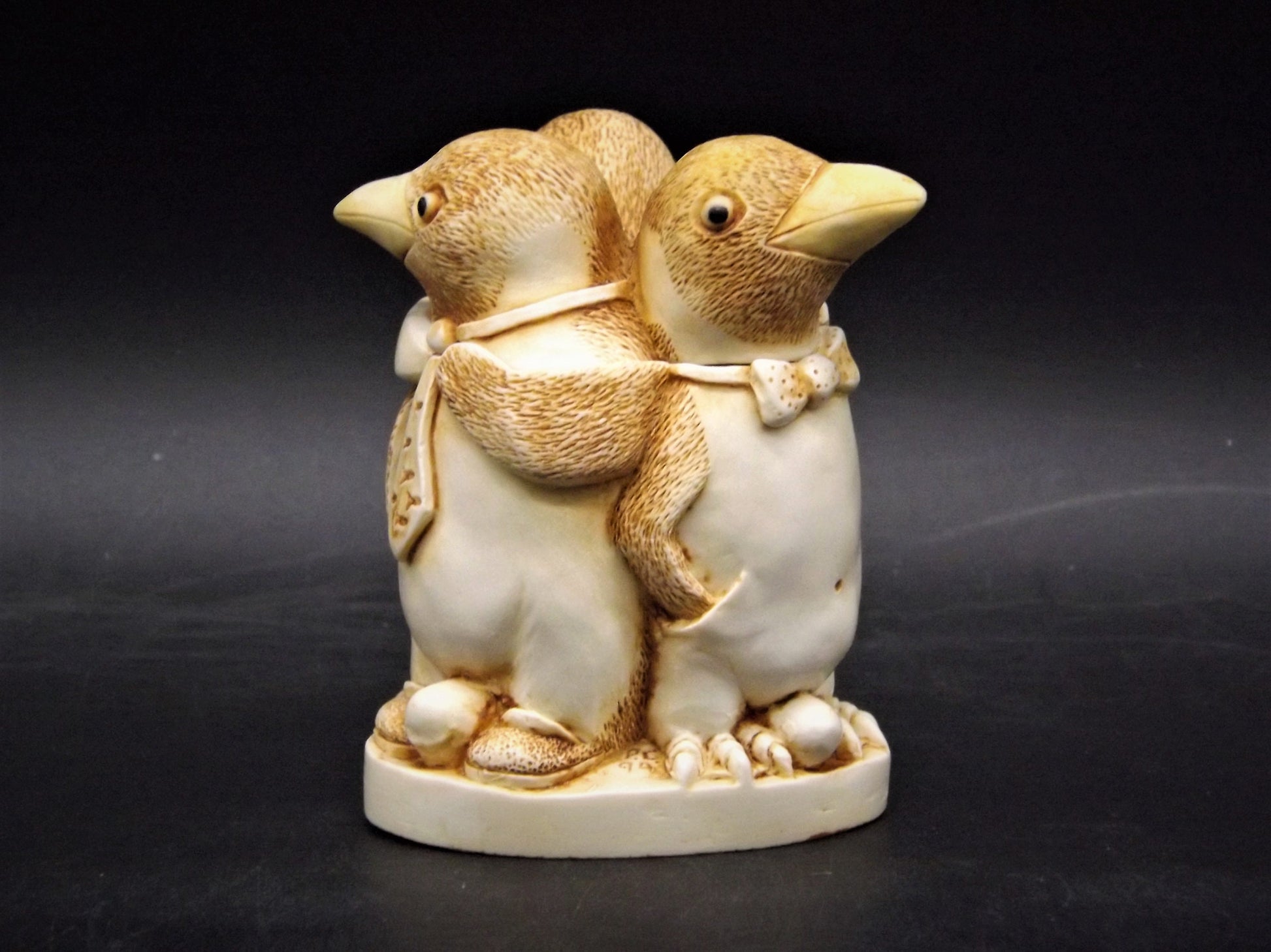 Harmony Kingdom Penguin Figurine: Unexpected Arrival Jest, 1994