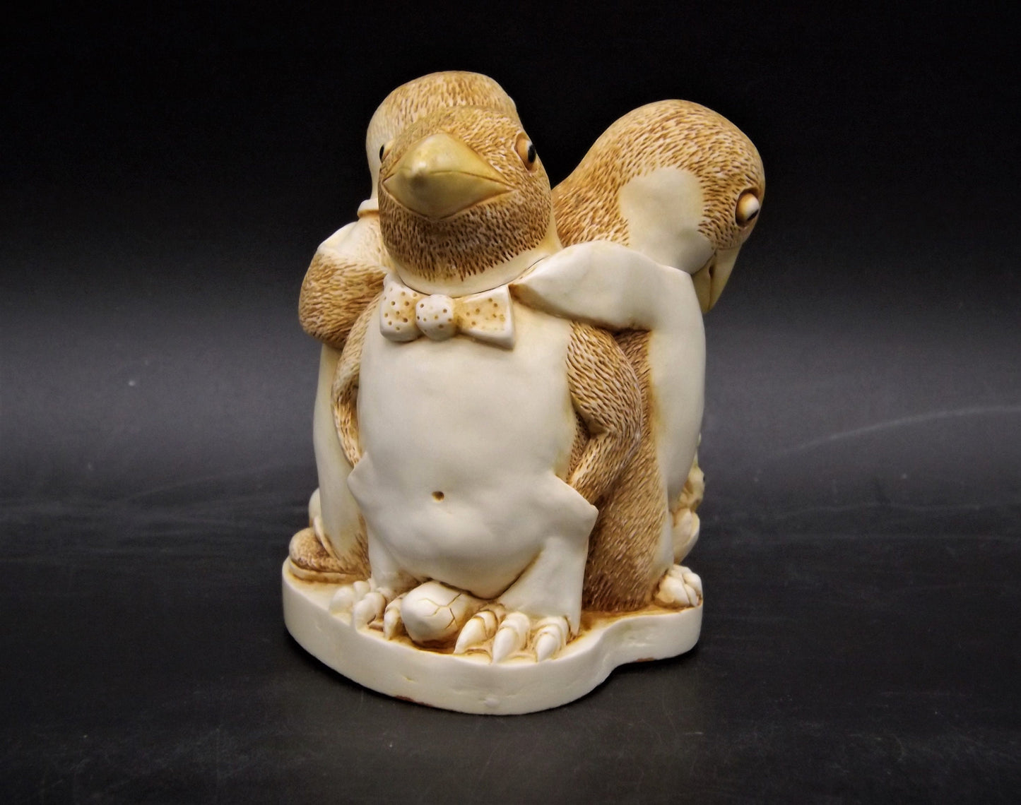 Harmony Kingdom Penguin Figurine: Unexpected Arrival Jest, 1994