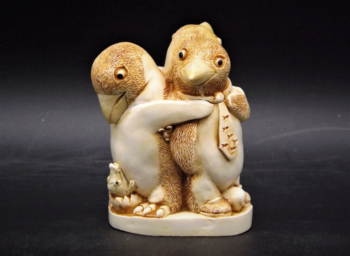 Harmony Kingdom Penguin Figurine: Unexpected Arrival Jest, 1994