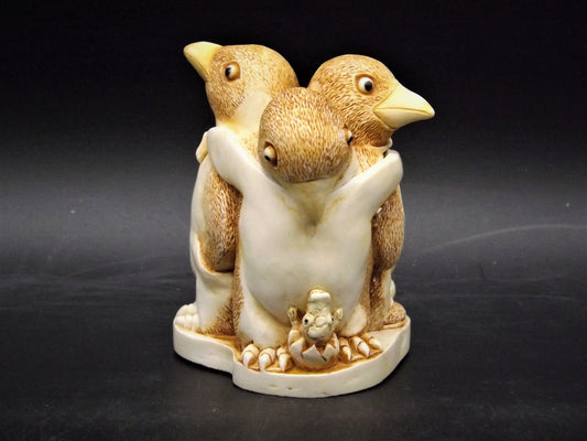 Harmony Kingdom Penguin Figurine: Unexpected Arrival Jest, 1994