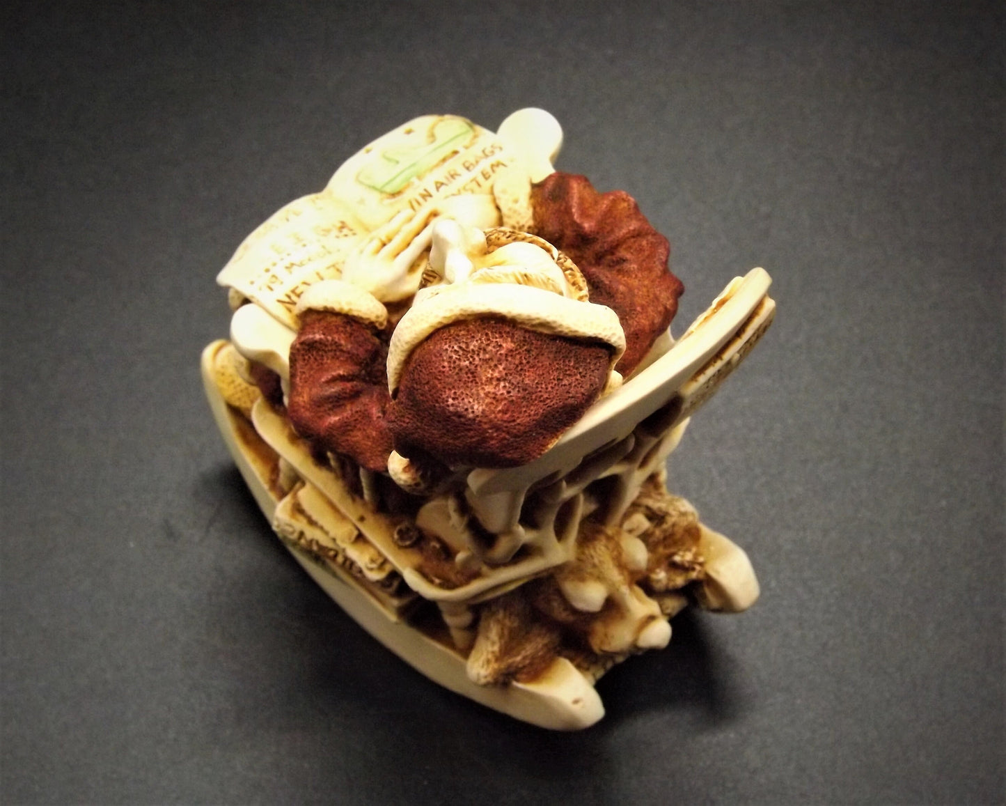 Closeout Sale! Retired 1998 Harmony Kingdom "Jingle Bell Rock'" Jest Figurine TJSESA98 with original box. Excellent condition.