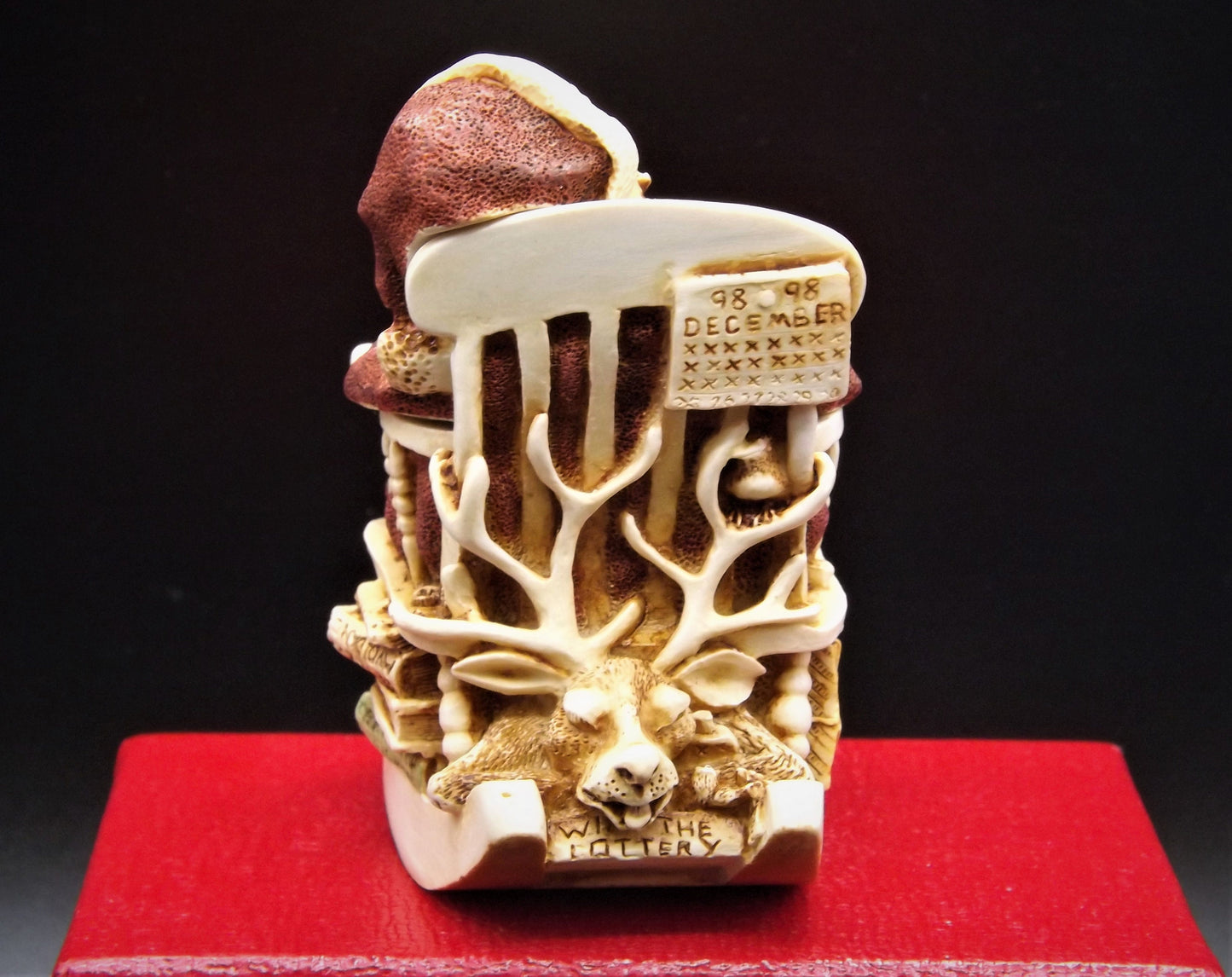 Closeout Sale! Retired 1998 Harmony Kingdom "Jingle Bell Rock'" Jest Figurine TJSESA98 with original box. Excellent condition.