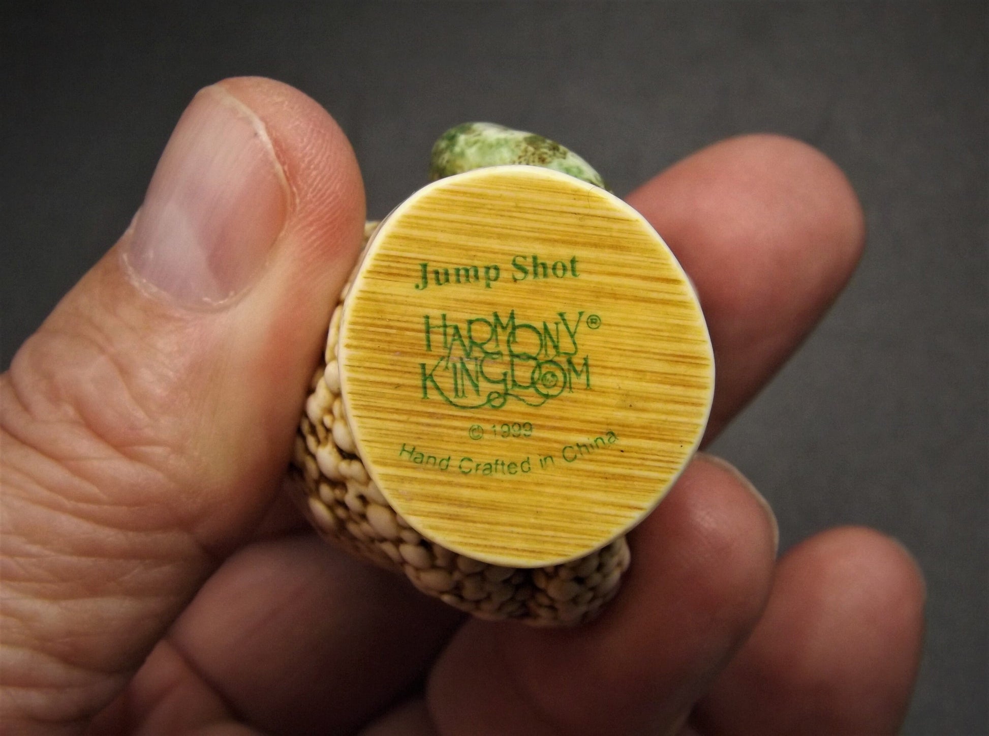 Harmony Kingdom Frog Figurine: Jump Shot, Limited Edition (1999)