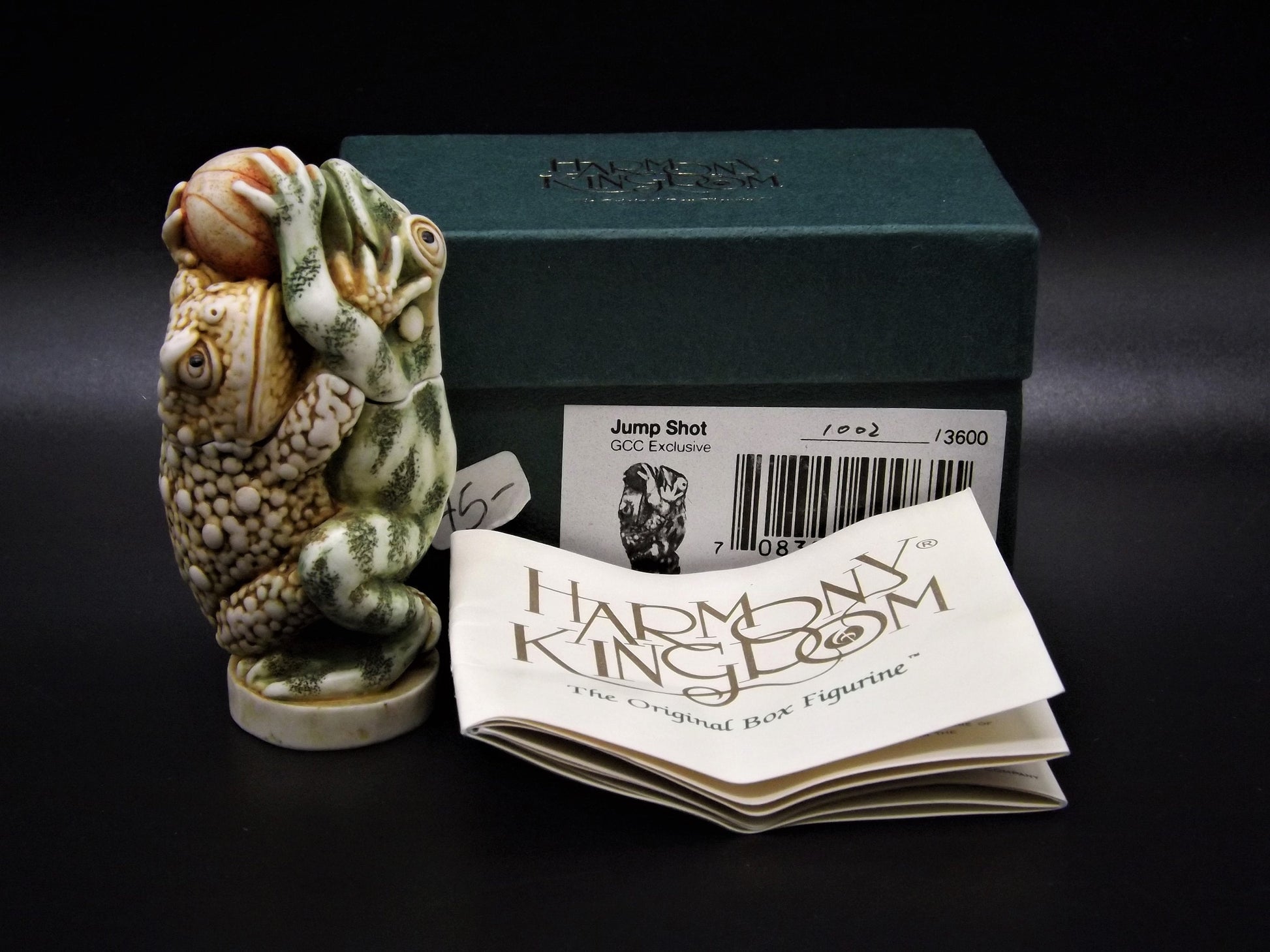 Harmony Kingdom Frog Figurine: Jump Shot, Limited Edition (1999)