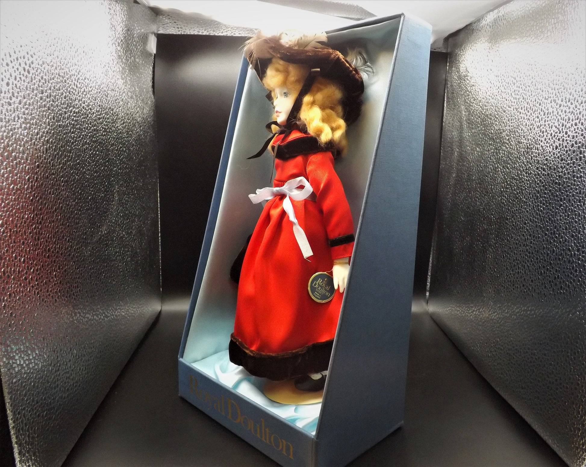 Vintage original Royal Doulton Nisbet Doll never removed from box! This is Winter #7603 excellent condition.