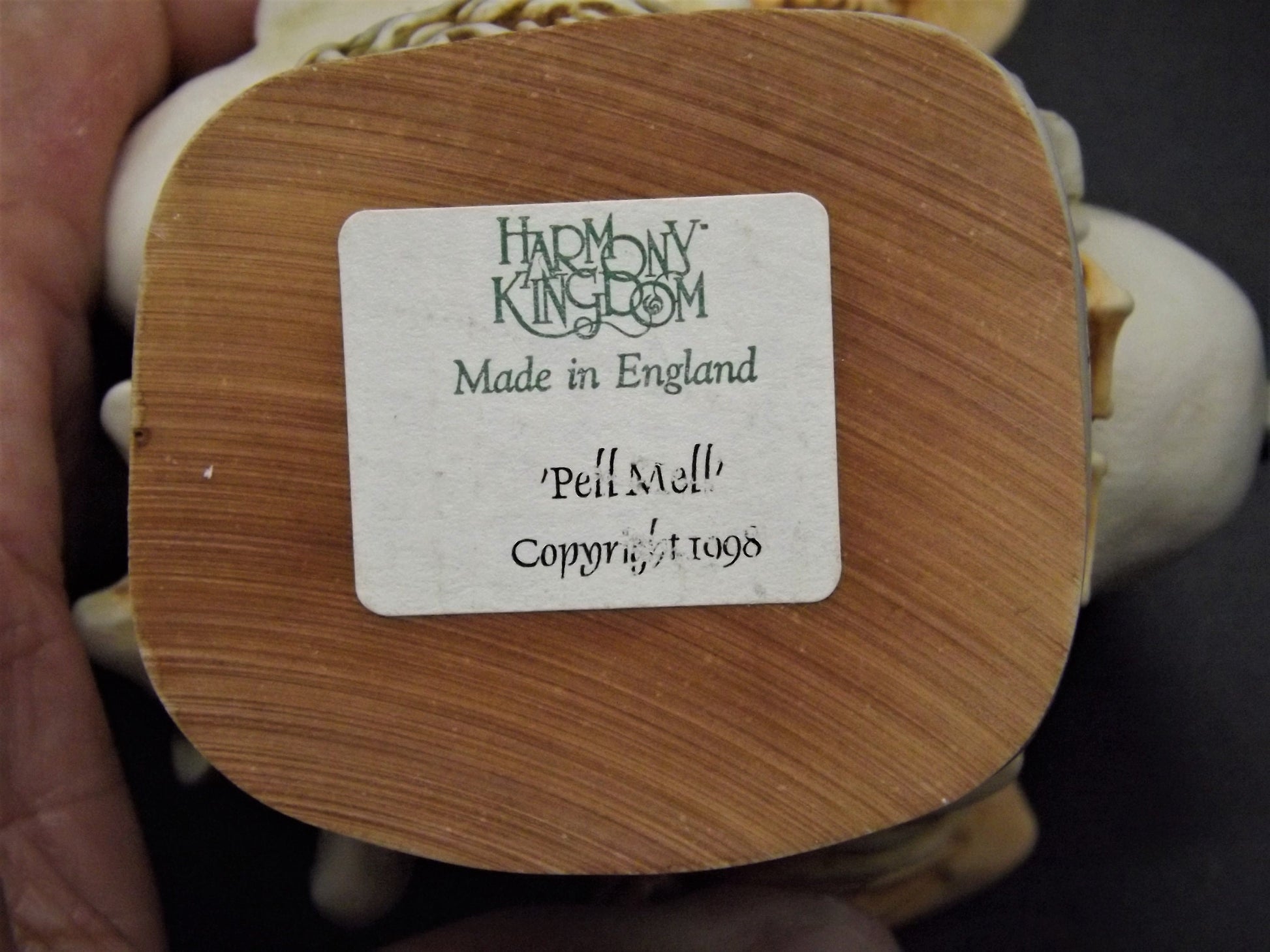 Retired 1998 Harmony Kingdom "Pell Mell" piece Excellent condition with original box