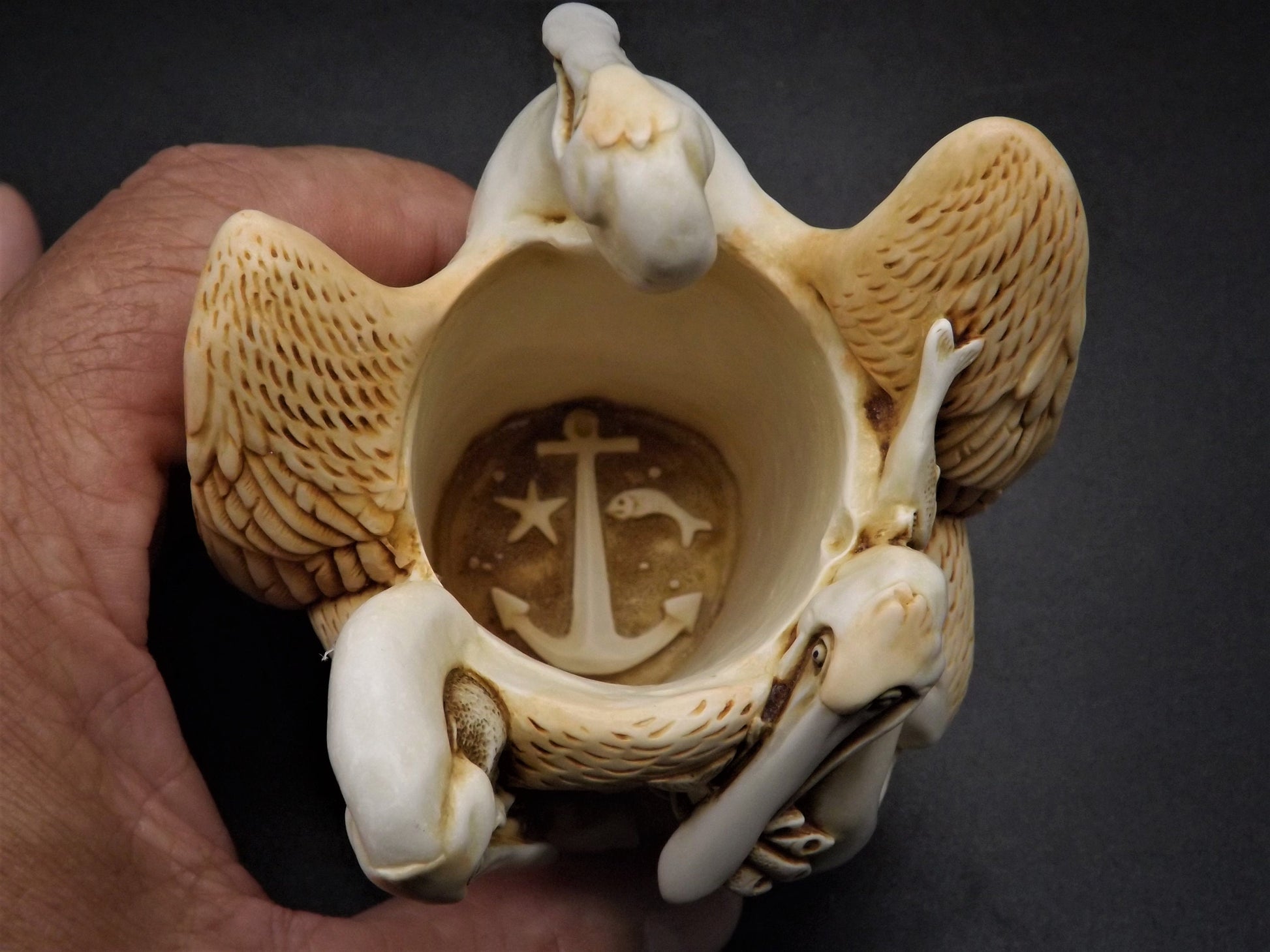 Retired 1998 Harmony Kingdom "Pell Mell" piece Excellent condition with original box