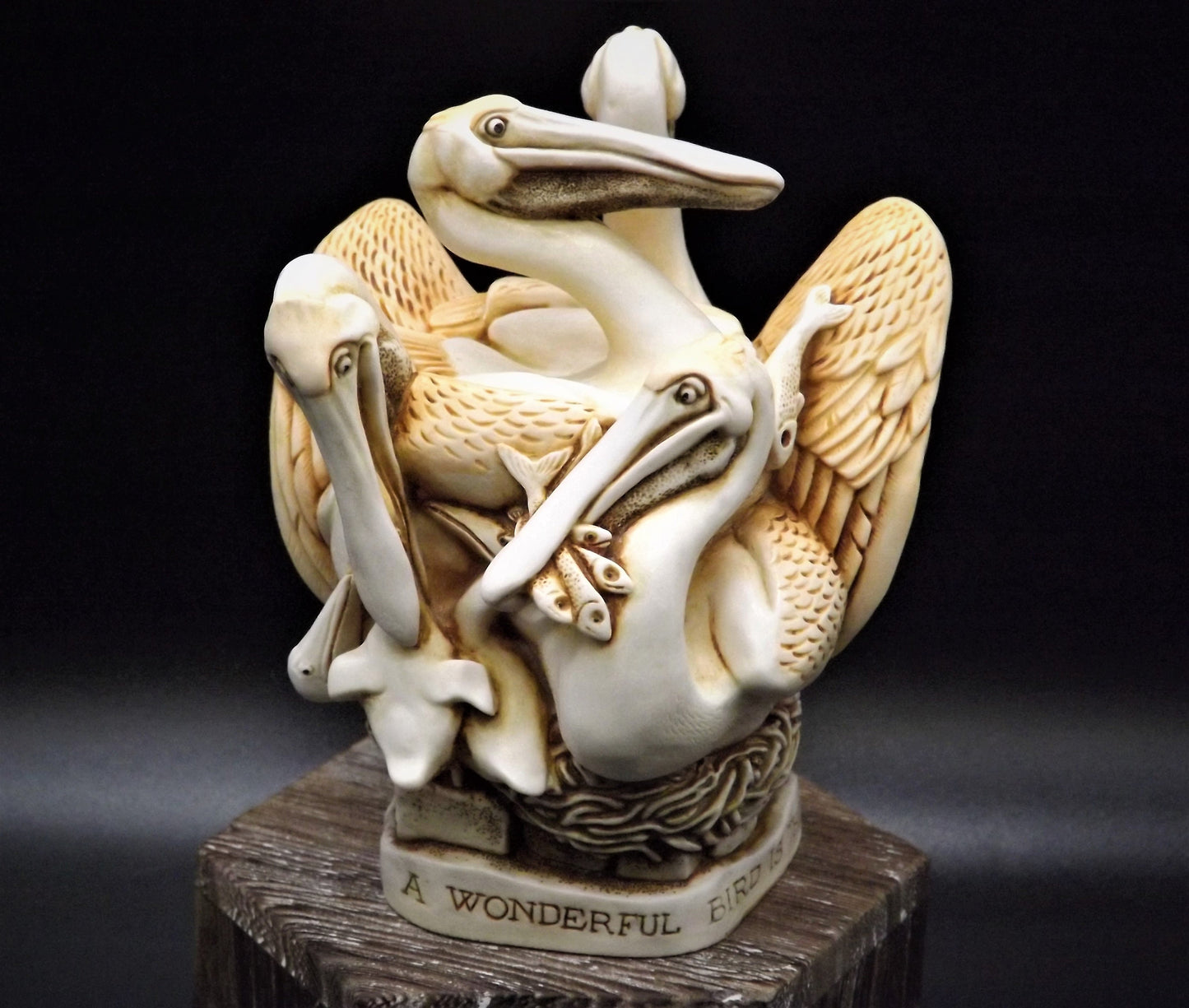 Retired 1998 Harmony Kingdom "Pell Mell" piece Excellent condition with original box